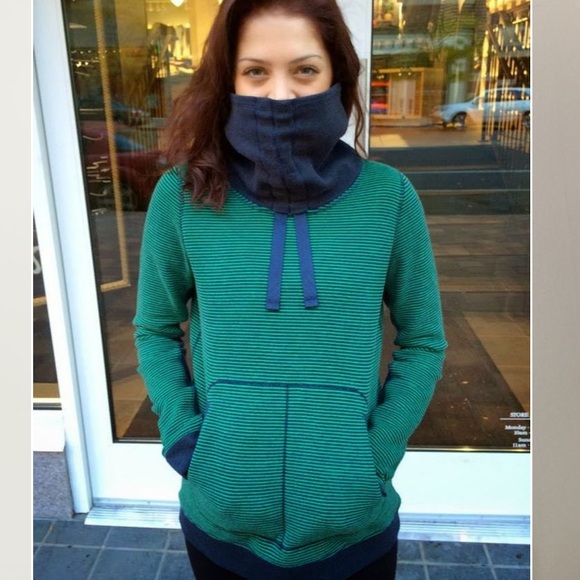 Lululemon- Avenue Pullover- GreenBean/Inkwell- ~Sz 12 (No Size Dot) - Picture 15 of 17